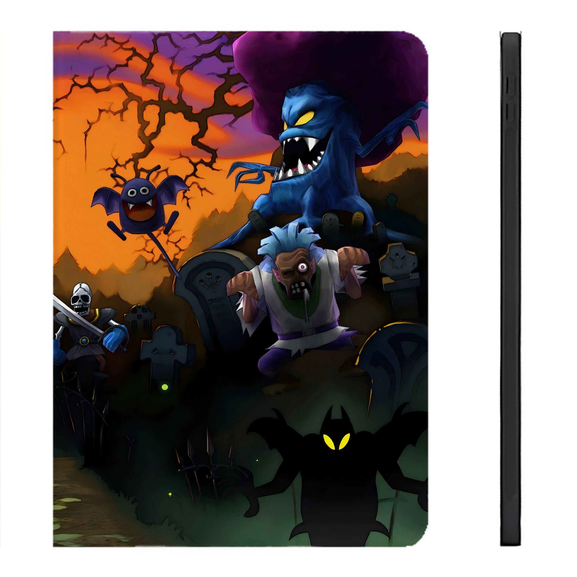 （画像用） ドラゴンクエスト Doragon Kuesuto Dragon Quest IPadケース ペンホルダー付き ブックスタイルデザイン